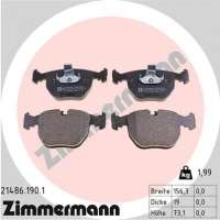 214861901 zimmermann Тормозные колодки передние к BMW 3 E90/E91/E92/E93 Арт 72173784