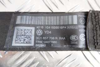 Ремень безопасности передний правый Volkswagen Passat B7 2012г. 3C1857706R , art3036048 - Фото 5