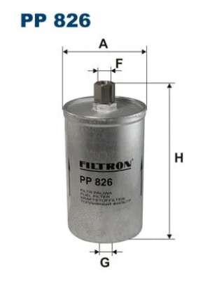 pp826 filtron Фильтр топливный к Volkswagen Scirocco Арт 73704644