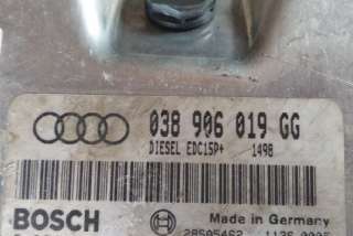 Блок управления двигателем Audi A4 B6 2003г. NMZ1369, 28SA5462, 038906019GG, 0281010813 , art3086817 - Фото 2