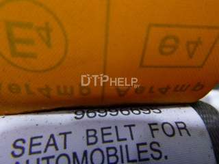 Ремень безопасности с пиропатроном Chevrolet Lacetti 2004г. 96996697 - Фото 4
