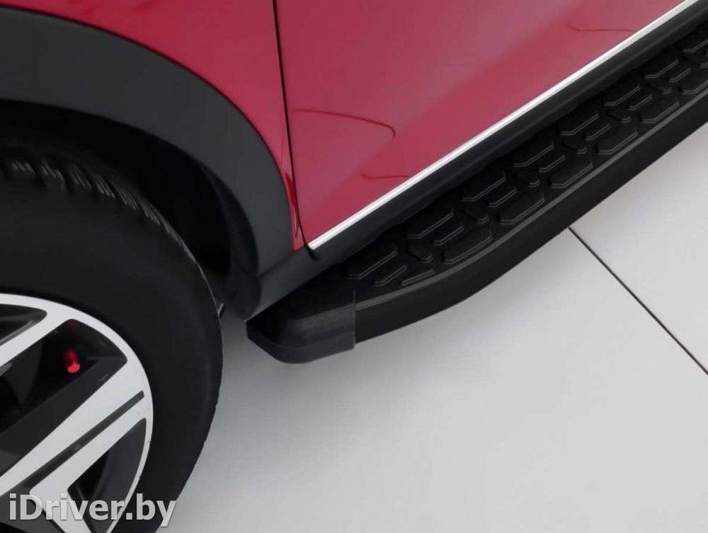 Подножка боковые алюминиевые подножки EvoBLACK Chevrolet Captiva 2019г.   - Фото 3