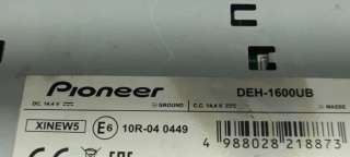 Магнитола (аудио система) BMW 3 E46 2002г. Pioneer, DEH 1600UB - Фото 3