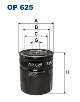 op625 filtron Фильтр масляный Opel Omega A Арт 73699721, вид 1