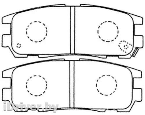 Тормозные колодки комплект Great Wall Hover 2000г. fp0580 fit - Фото 1