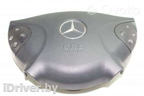 Подушка безопасности водителя Mercedes E W211 2005г. 61245240f , artRIM738 - Фото 1