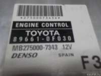 Блок управления двигателем Toyota Corolla VERSO 2 2005г. 896610F030 - Фото 8