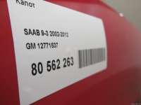 Капот Saab 9-3 2 2010г. 12771537 GM - Фото 10