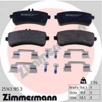 251631853 zimmermann Тормозные колодки задние к Mercedes GL X166 Арт 72175259