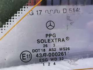 Стекло кузовное боковое правое Mercedes E W211 2004г. A2116702412 - Фото 2