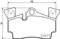 mdb2742 mintex Тормозные колодки комплект к Audi Q7 4L Арт 73671727
