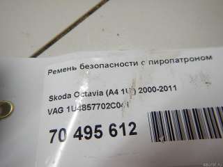Ремень безопасности Skoda Octavia A4 2001г. 1U4857702C041 - Фото 6