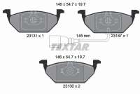 2313101 textar Тормозные колодки комплект к Audi A2 Арт 73667456