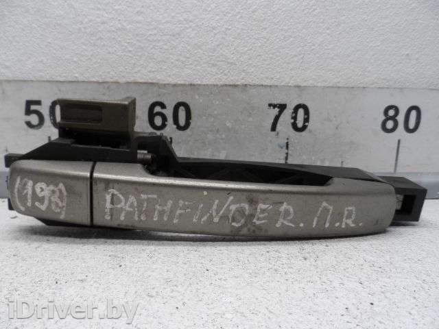 Ручка наружная передняя правая Nissan Pathfinder 3 2006г. 80640EB100 - Фото 1