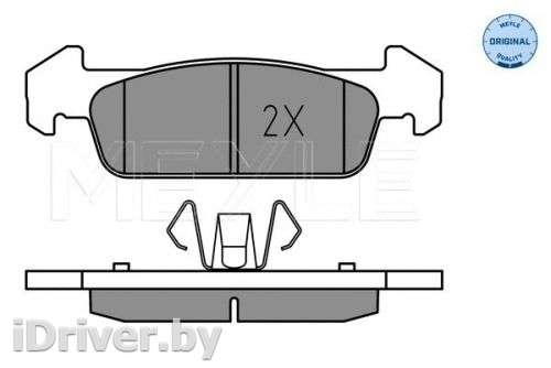 Тормозные колодки комплект Dacia Logan 2 2000г. 0252573817 meyle - Фото 1