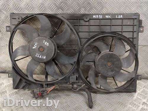 Вентилятор радиатора Skoda Superb 2 2009г. 1K0121207BB - Фото 1