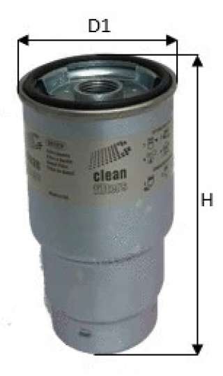 dn1918 clean-filters Фильтр топливный к Mazda  Арт 73707539