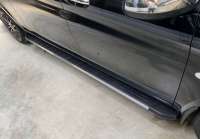 Защита штатного порога боковые алюминиевые подножки NewLineCHROME Chevrolet Trax 2019г.  - Фото 8