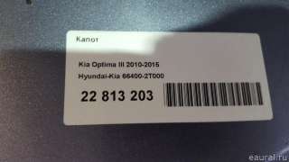 Капот Kia Optima 3 2012г. 664002T000 Hyundai-Kia - Фото 19
