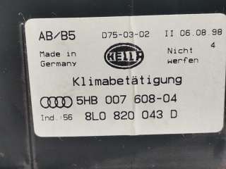 Переключатель отопителя (печки) Audi A4 B5 1998г. 8L0820043D, 5HB00760804 - Фото 3