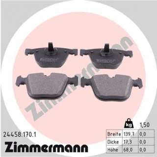244581701 zimmermann Тормозные колодки комплект BMW X5 E70 Арт 73671772