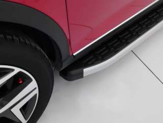  Подножка к Hyundai Bayon (боковые алюминиевые подножки EvoGREY) Арт 75073287