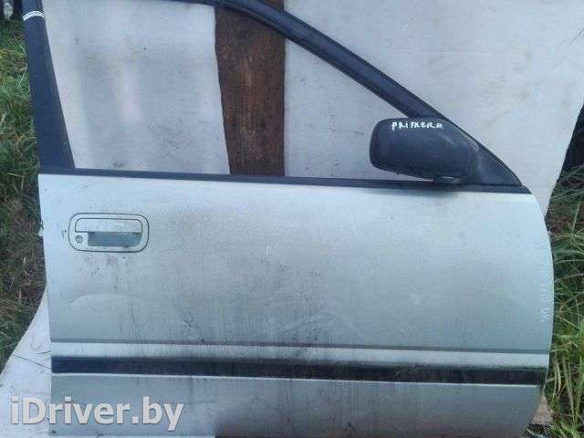 Стекло двери передней правой Nissan Primera 10 1994г.  - Фото 1