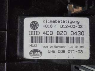 Переключатель отопителя (печки) Audi A8 D2 (S8) 2000г. 4D0820043Q - Фото 2