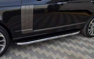 Порог левый боковые подножки NewStarChrome Chrysler Grand Voyager 5 2003г.  - Фото 13