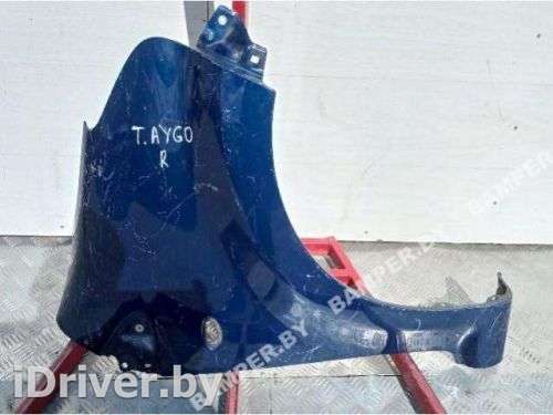 Крыло переднее правое Toyota Aygo 1 2006г.  - Фото 1