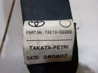 Ремень безопасности с пиропатроном Toyota Yaris 2 2006г. 732100D200C1 - Фото 7
